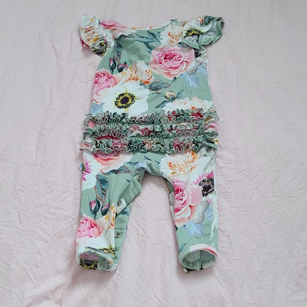 Posh Peanut Ruffle Romper